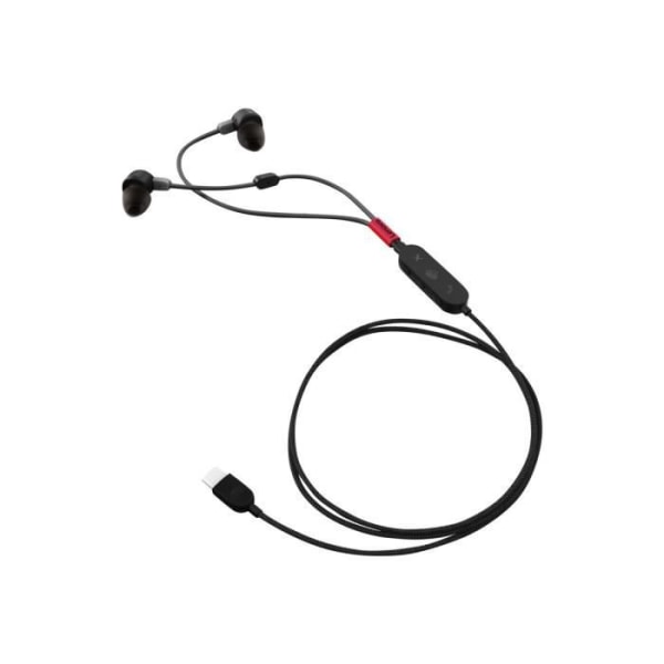Microhörlurar Lenovo Go 4XD1C99220 - Trådbundna - Aktiv brusreducering - USB-C - Svart