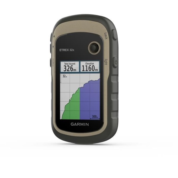 Garmin - eTrex 32x utomhusvandrings-GPS svart och grönt