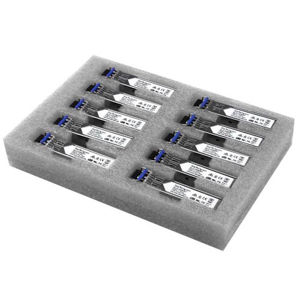 Modul SFP - StarTech - GLC-LH-SMD - 10-pack - 1 Gbps - Monomode och Multimode - 10 km