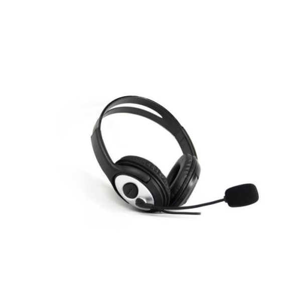 Hörlurar med mikrofon CoolBox COO-AUM-01 Svart - Extern supra-aural - Plug and play Svart