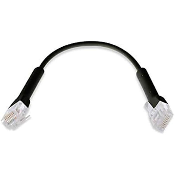 Ubiquiti Networks UniFi Ethernet Patch Kabel nätverkskabel Svart 0,22 m Cat6