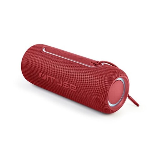 MUSE M-780 BTR trådlös högtalare röd med 20 W ström, Bluetooth och USB-C-anslutning, damm- och vattentäthet Röd