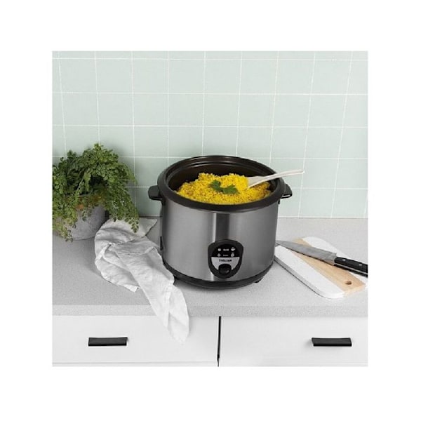 Riskokare - Tristar - RK-6129 - 900 W - 2,2 L - Rostfritt stål med varmhållningsfunktion Rostfritt stål