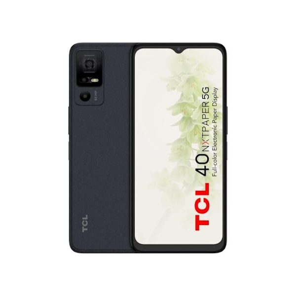 TCL 40 NXTPAPER 5G 6GB-256GB Svart (Starlight Black) Dual SIM