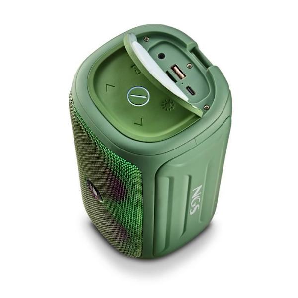 Bluetooth-högtalare - NGS - ROLLER BEAST GREEN - 30W - IPX5 - True Wireless Grön
