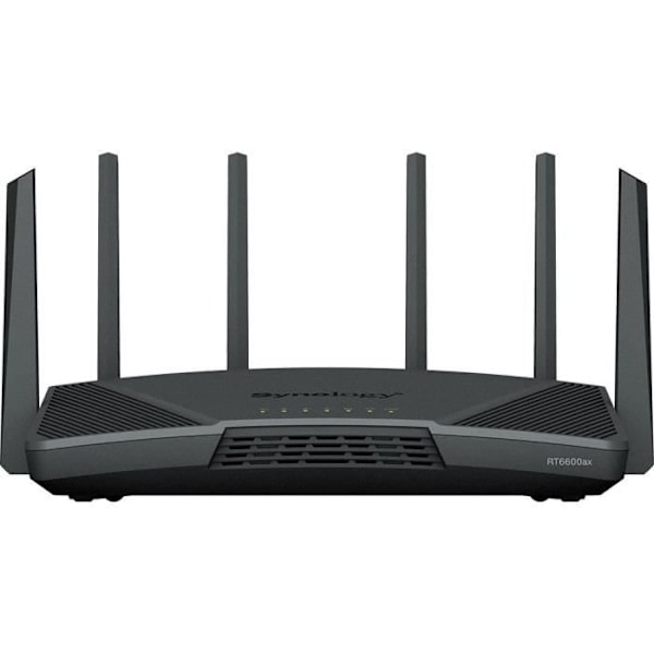 WiFi 6 tribandsrouter upp till 6,6 Gbit/s - SYNOLOGY - RT6600AX - 6 antenner - Vit Svart
