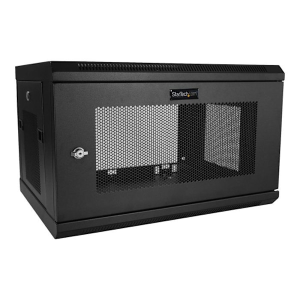 Rackserver 6U - STARTECH - Väggmontering - Stål - 90 kg - 42,9 cm djup