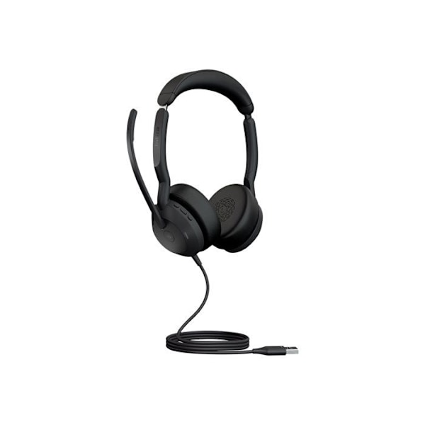 Hörlurar - JABRA - Evolve2 50 - USB Typ A - Aktiv brusreducering - Optimal komfort Svart