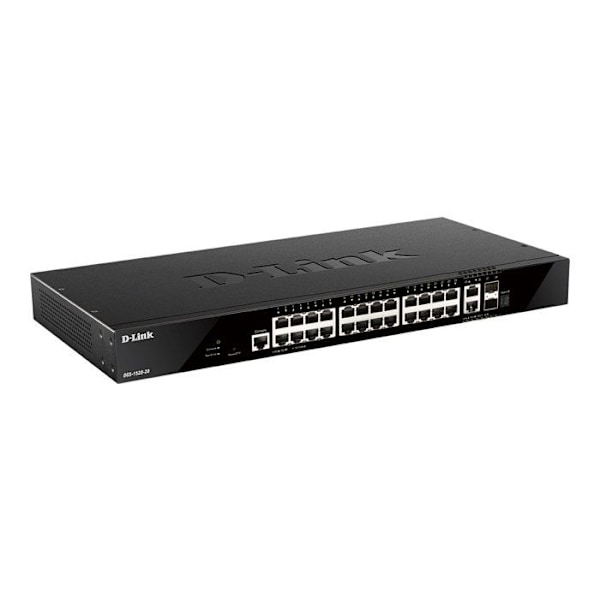 D-Link DGS 1520-28 - switch Svart