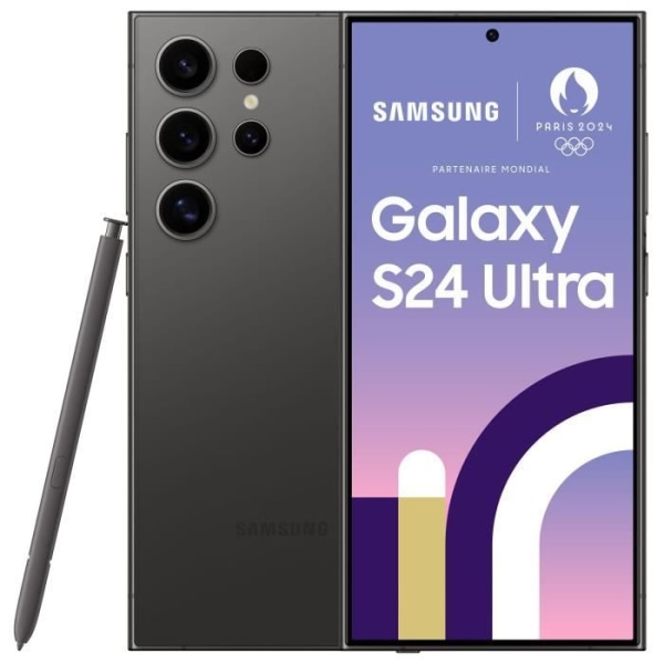 Samsung Galaxy S24 Ultra Smartphone 256 GB Svart Svart, Titan