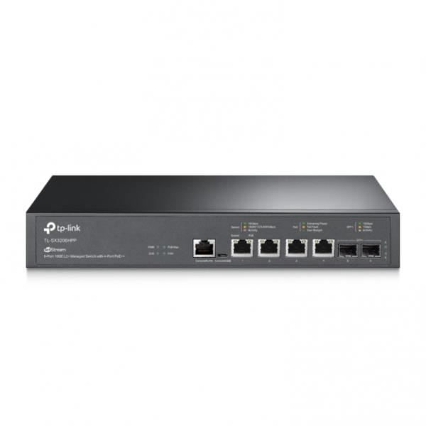 TP-Link TL-SX3206HPP, Managed, L2+, 10G Ethernet (100/1000/10000), Power over Ethernet (PoE), Rackmonterbar OMADA