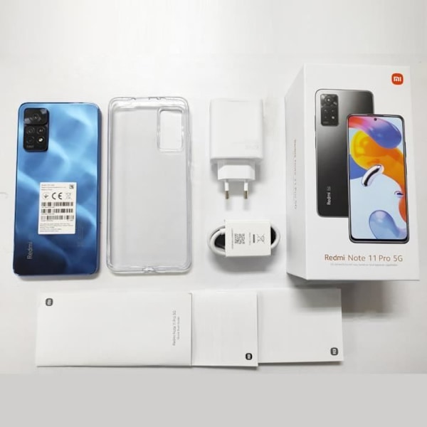 Xiaomi Redmi Note 11 Pro 5G - 6 GB RAM - 64 GB lagring Internationell version Vit (EES-version)