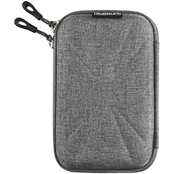 HDD Business Case 2,5" - SUBBLIM - Grå - Dubbel dragkedja - Fullständigt skydd - Tillbehörsficka