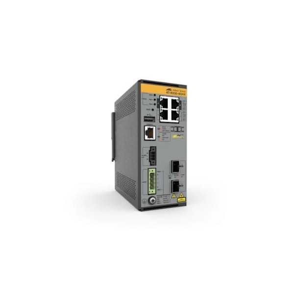 ALLIED 4x10/100/1000T 2x1G/10G SFP+ industriell Ethernet Layer 2+ switch med PoE++-stöd