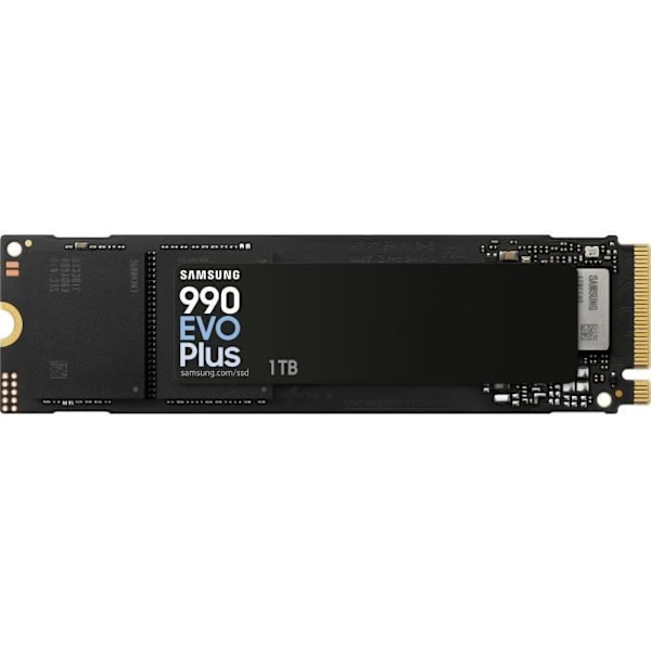Intern SSD - SAMSUNG - 990 EVO Plus 1 TB - NVMe M.2 PCIe 4.0x4 - Läshastighet upp till 7 150 MB/s