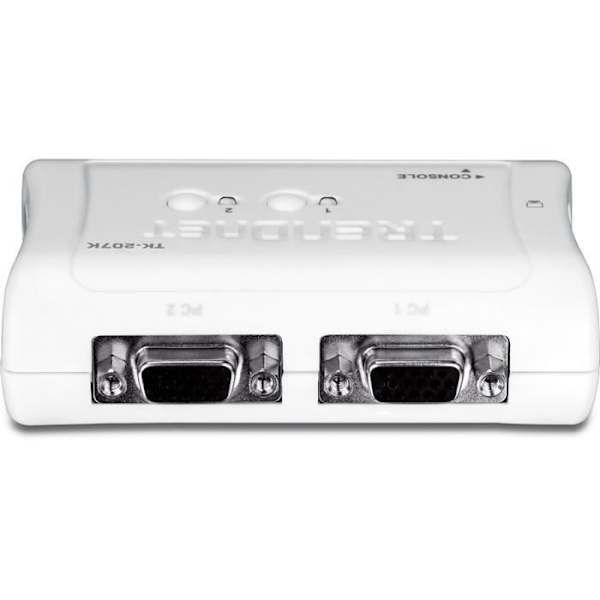 TRENDnet TK-207K KVM 2 USB VGA-portar + 2 kablar
