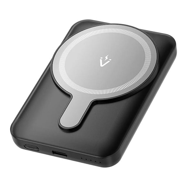 Extern batteri med snabb laddning, 2x Typ-C, 20 W, 5 000 mAh - Vention (FHSB0) - Svart