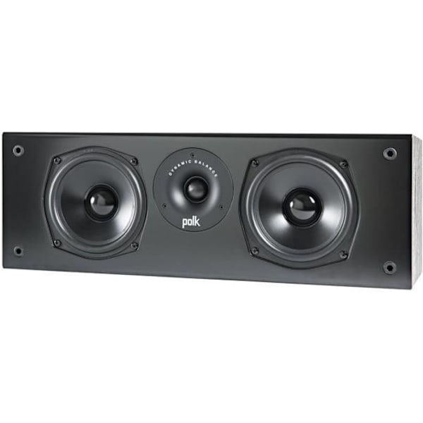 Polk Audio T30 2-vägs hemmabiocenterkanalhögtalare Svart