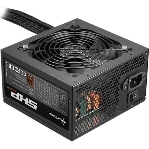 Sharkon SHP Bronze 600W PC-strömförsörjning