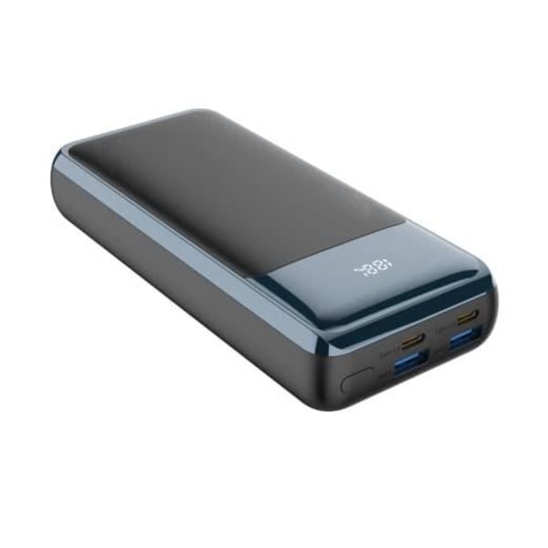 Extern batteri - RIVACASE - VA1080 - 30 000 mAh - Smart OUTPUT - Svart Svart, Blå