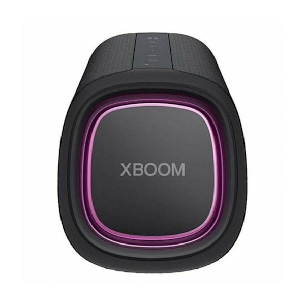 Bärbar högtalare LG XBOOM Go XG7QBK i svart med 40W effekt, Bluetooth 5.1-anslutning, USB och 3.5 aux-ingång, motstånd mot