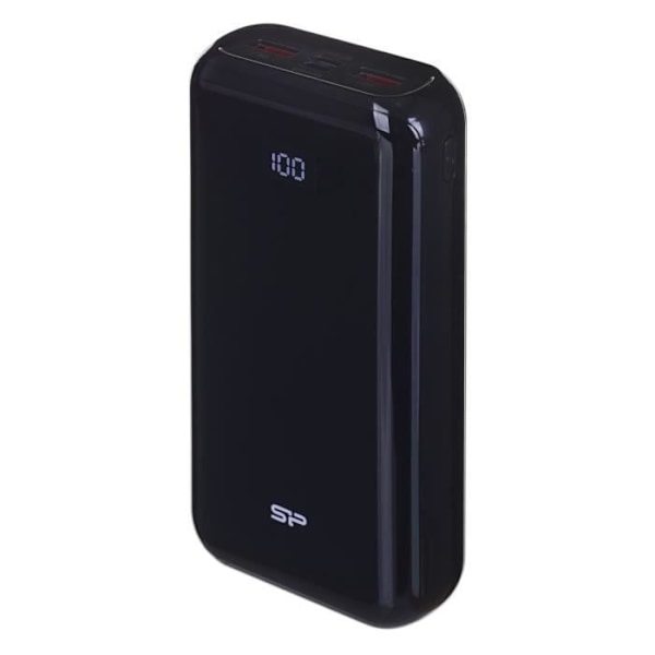 SILICON POWER QS28 LITHIUM POLYMER (LIPO) 20000 MAH SVART (SP20KMAPBKQ Svart