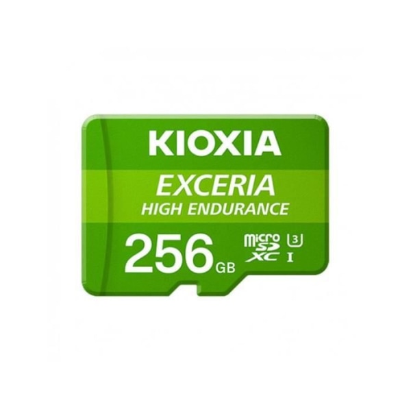 MICRO SD-minneskort KIOXIA 256GB EXCERIA HIGH ENDURANCE UHS-I C10 R98 med adapter