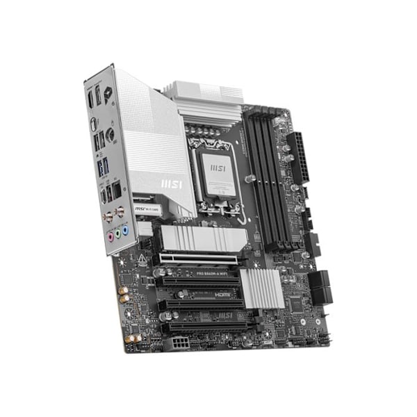 Moderkort - MSI - PRO B860M-A WIFI - LGA 1851 - DDR5 8600+MT/s OC - PCIe 5.0 x16