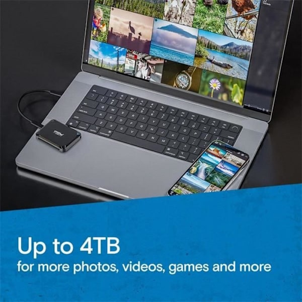 CRUCIAL - CT4000X9SSD9 - X9 extern SSD - 4TB - M.2