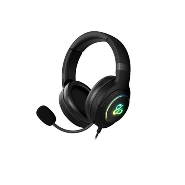 Headset med mikrofon Newskill Sobek 7.1 Black