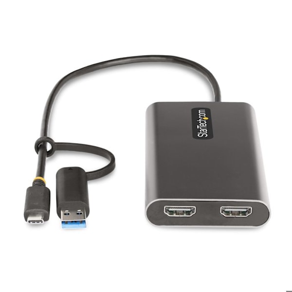 STARTECH USB-C till Dual-HDMI Adaptern Grå