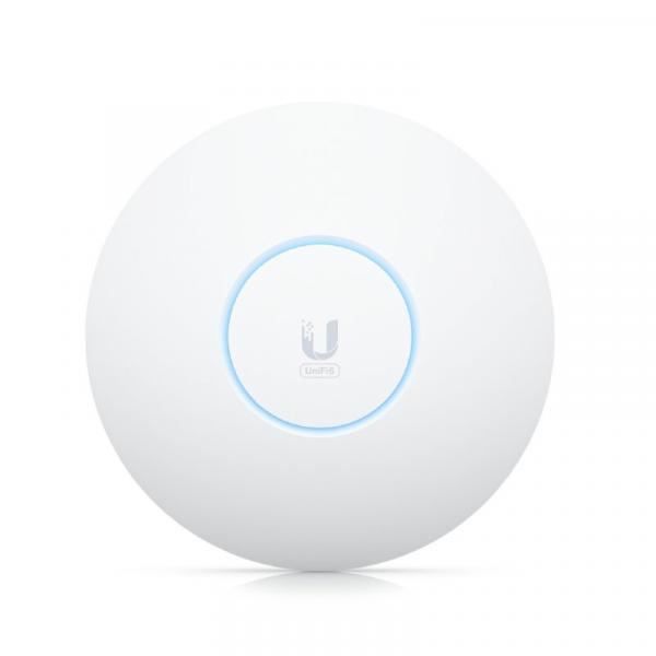 UBIQUITI trådlös åtkomstpunkt - U6-företagsmodell - Ethernet och Bluetooth - PoE+ strömförsörjning Vit