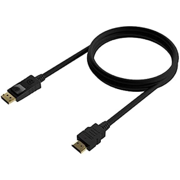 DisplayPort till HDMI-omvandlarkabel - AISENS - DP/M-HDMI/M - 1,5 m - Svart Svart