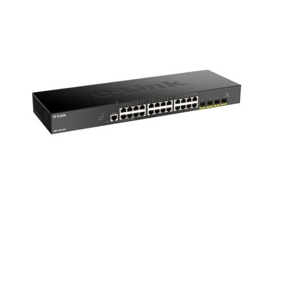 D-Link 24 Port Giga Smart 4x10g Sfp+ Fristående Switch