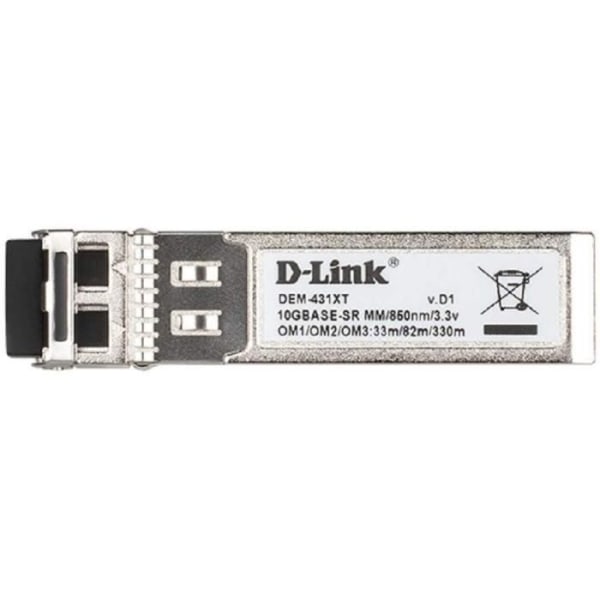 D-LINK DEM 431XT SFP+ transceivermodul - 10 GigE - 10GBase-SR - Upp till 300 m