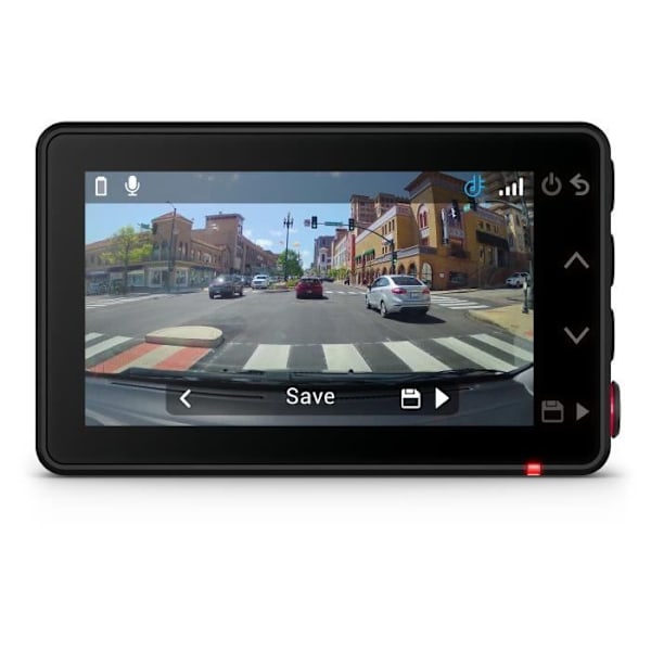 Dash Cam - GARMIN - X210 - Kompakt, röststyrning, 4K, 140° Svart