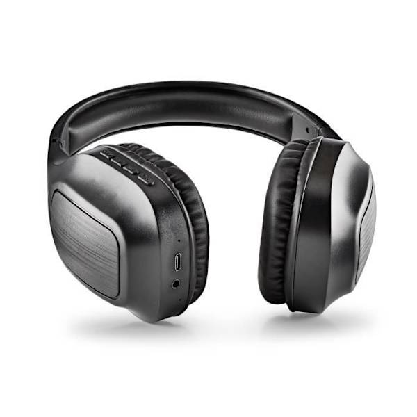 Hörlurar - NGS - ARTICA WRATH BLACK - Bluetooth 5.1 - Batteritid 10 timmar - Inbyggd mikrofon Svart