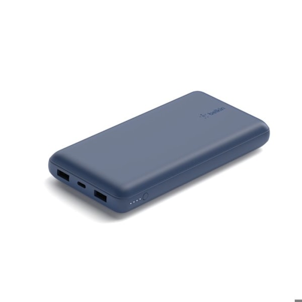Extern batteri - Belkin - Powerbank 20K - 15W - 1 USB-C - 2 USB-A - Färg Blå Blå