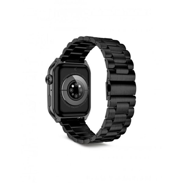 KSIX Olympo Black Square Dial Smartwatch med 1,96" AMOLED-pekskärm, Bluetooth 5.3-anslutning, vattentäthet