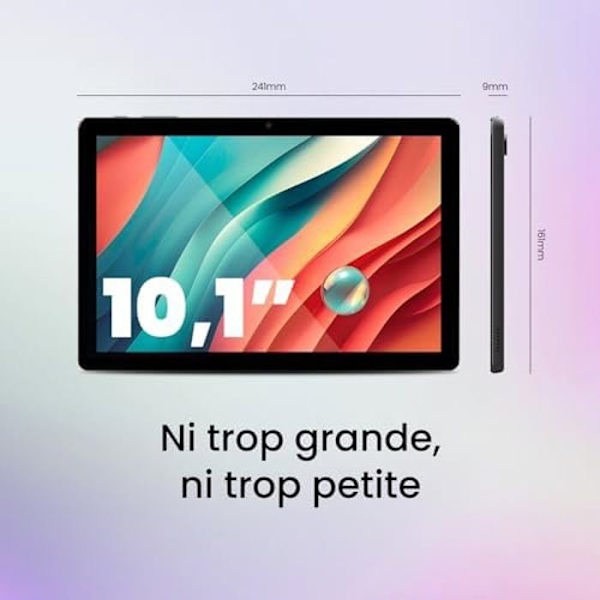 SPC Gravity 5 SE - 10 tums grå surfplatta, IPS InCell-skärm, Octa-Core, 5000 mAh, 4 GB RAM, 64 GB utbyggbart lagringsutrymme,