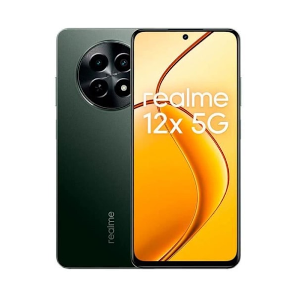 Realme 12x 5G 8GB/256GB svart (glödande svart) Dubbel SIM