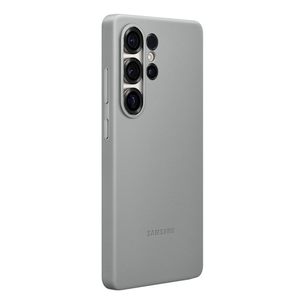 Coque för Samsung Galaxy S25 Ultra Original Läder Kindsuit Samsung Grå Grå
