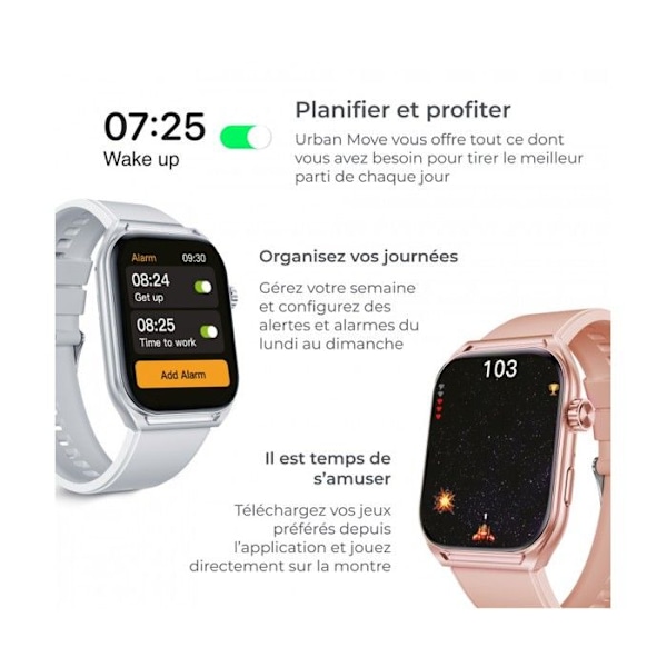 Ksix Urban Move Grå - Smartklocka 2.06"
