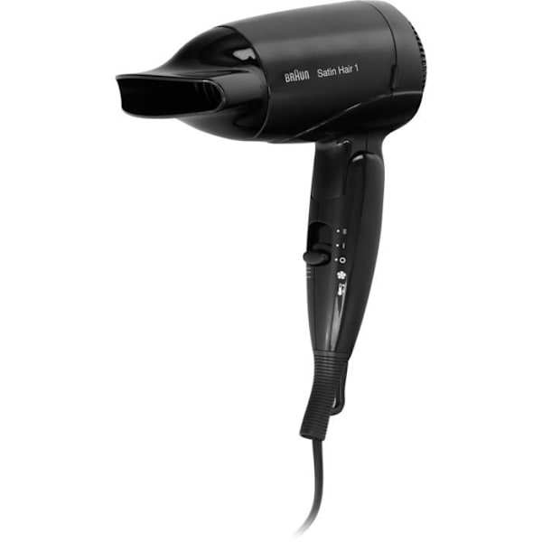HD130 STYLE&GO BRAUN HÅRTORK Svart