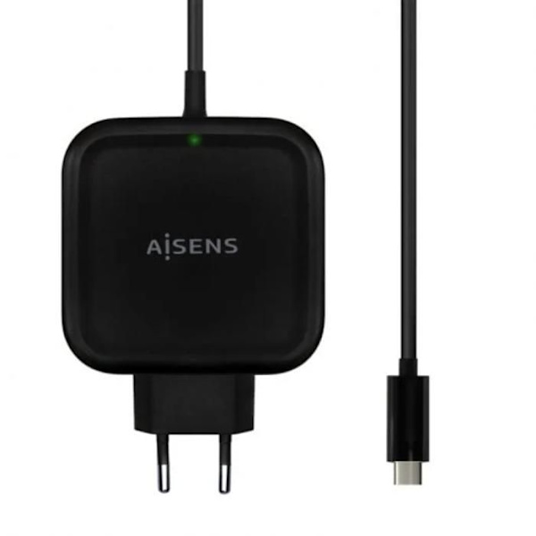 Aisens Asch-1Pd65Wl-Bk USB Typ C Laddare 65W Svart
