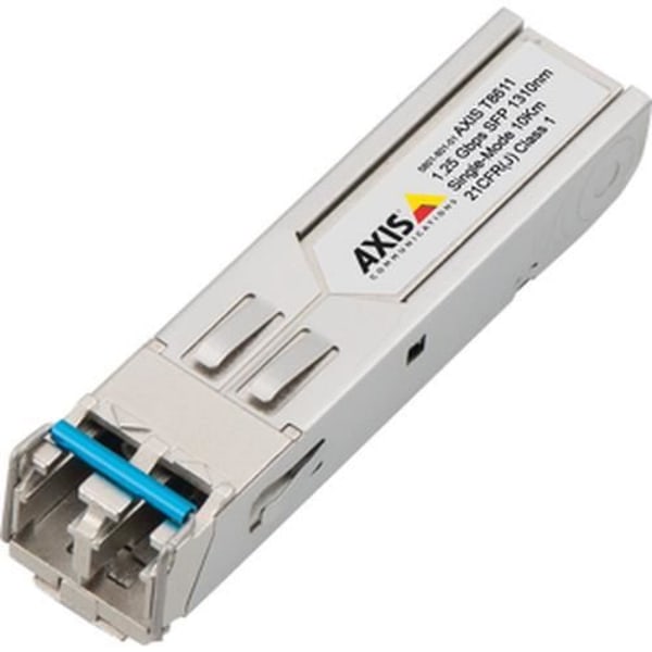Mini-GBIC SFP - AXIS - 1000Base-LX - Enkeltmode fiberoptik - LC-kontakt - Metallisk Metallisk