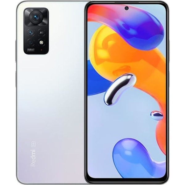 Xiaomi Redmi Note 11 Pro 5G - 6 GB RAM - 64 GB lagring Internationell version Vit (EES-version)