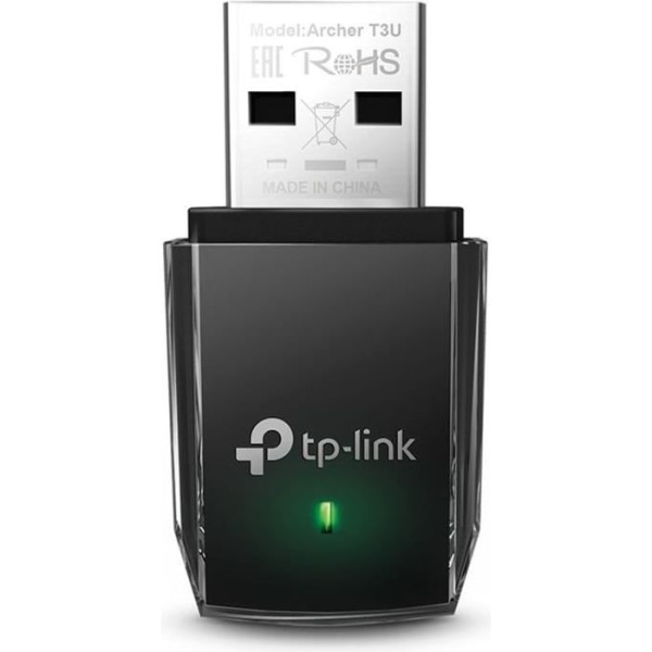 TP-Link AC1300 Mbps Kraftfull WiFi-dongel, USB wifi-adapter, wifi-dongel, USB 3.0, MU-MIMO, Archer T3U
