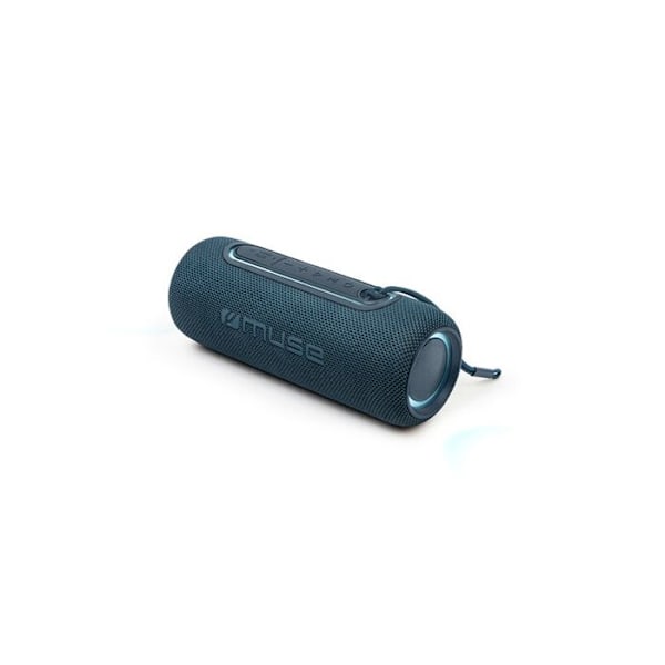 MUSE M-780 BTB blå trådlös högtalare med 20 W effekt, Bluetooth och USB-C-anslutning, damm- och vattentäthet