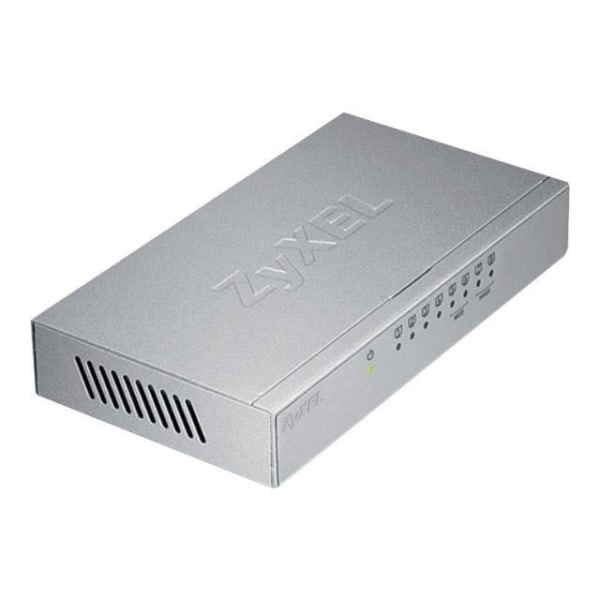 Zyxel 8-portars Gigabit Ethernet-switch – metallhölje, livstidsgaranti [GS108B]
